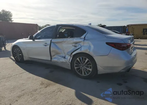 2019 Infiniti Q50 Luxe из США, поврежденный, VIN JN1EV7AP4KM514752